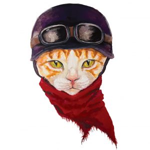 Rad Cat Print