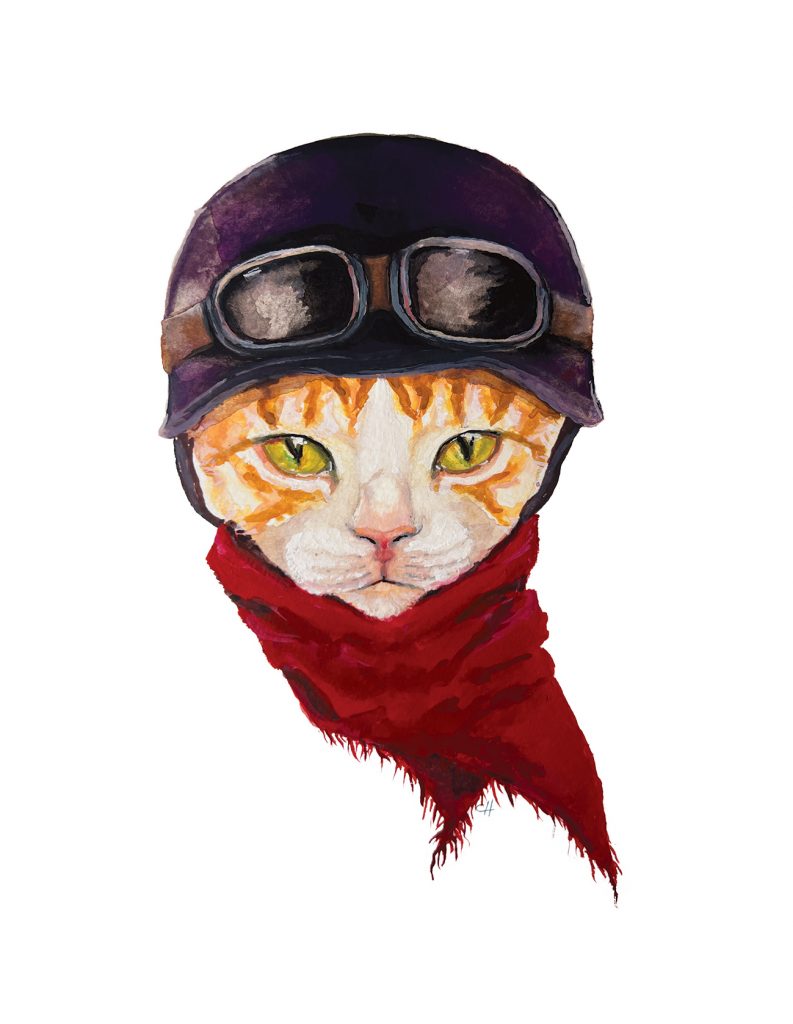Rad Cat Print